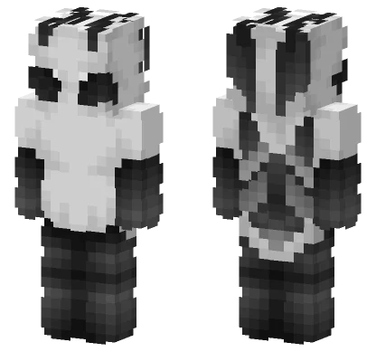 Gray White Moth Minecraft skin