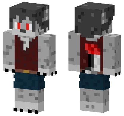 Gray Wolf Fur Minecraft skin