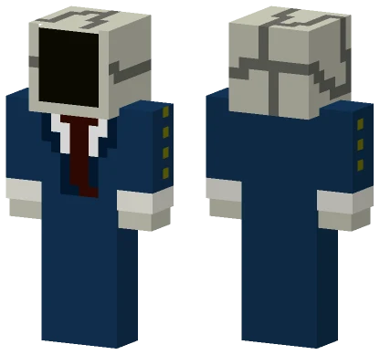 Gray Wolf Suit Minecraft skin