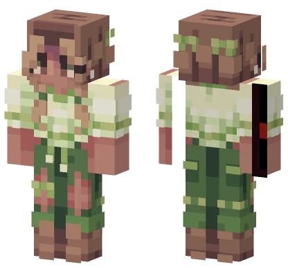 Grean Girl Minecraft skin