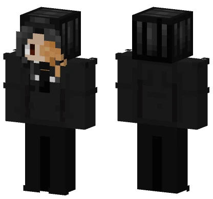 Greed Black Suit Minecraft skin