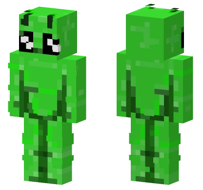 Green Alien Minecraft skin