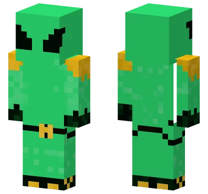 Green Alien Creature Minecraft skin
