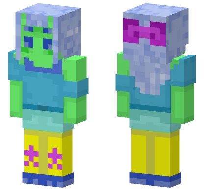 Green Alien Skin Minecraft skin