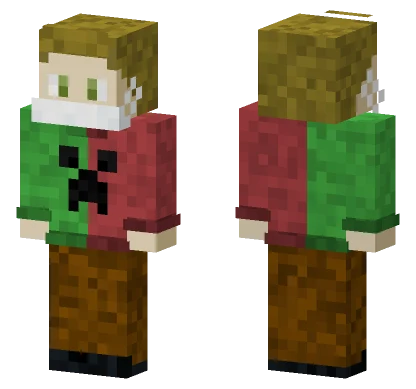 Green And Red Overalls Minecraft skin