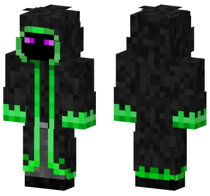 Green Anonymous Player Minecraft skin
