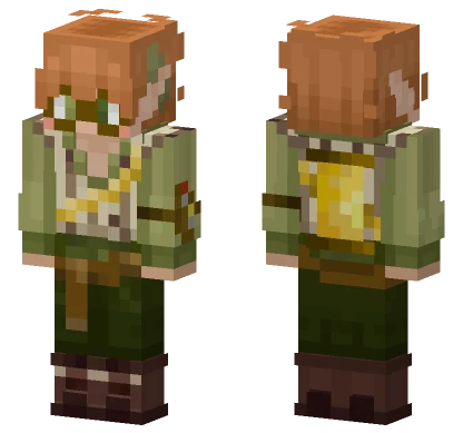 Green Archer Outfit Minecraft skin
