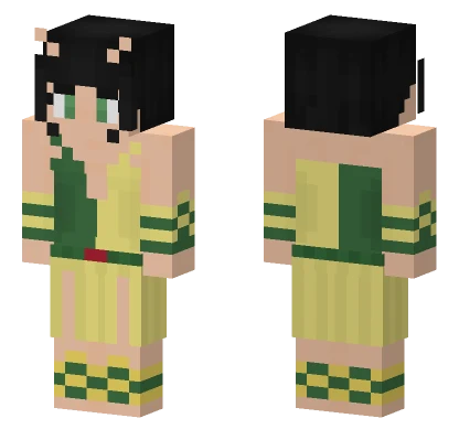 Green Bikini Girl Minecraft skin