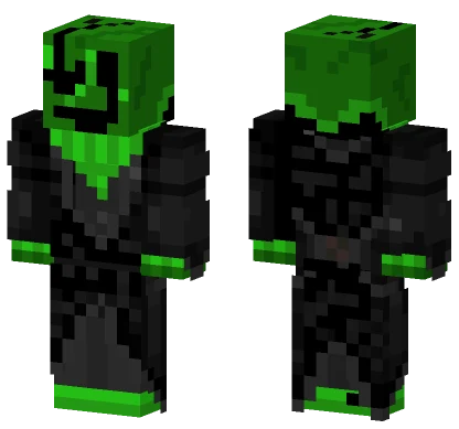 Green Black Camo Skin Minecraft skin