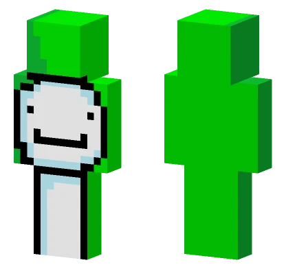 Green Blob Character Minecraft skin