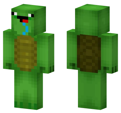 Green Blob Character Minecraft skin