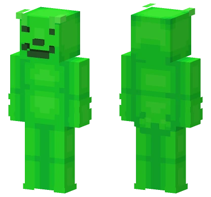 Green Blob Character Minecraft skin