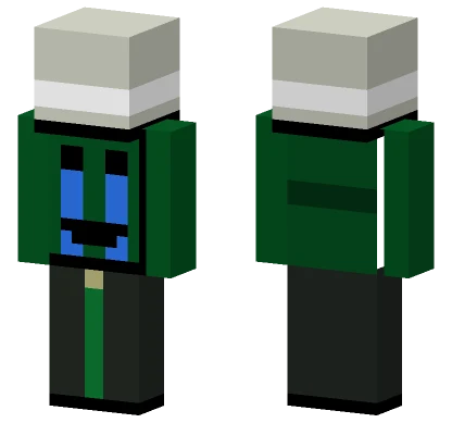 Green Blob Monster Minecraft skin