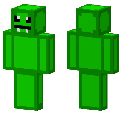 Green Blob Monster Minecraft skin
