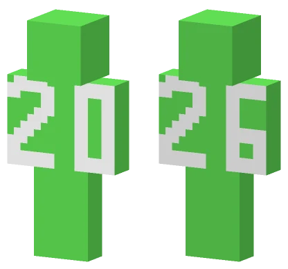 Green Blob Monster Minecraft skin