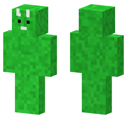Green Blob Monster Minecraft skin