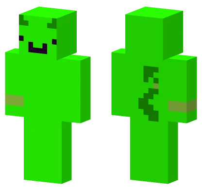 Green Blob Monster Minecraft skin