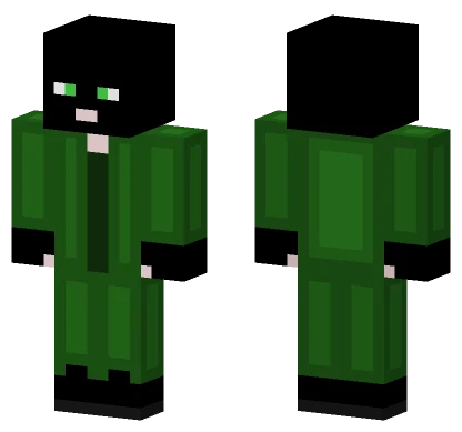 Green Bomber Criminal Suit Minecraft skin