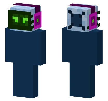 Green Bug Robot Minecraft skin