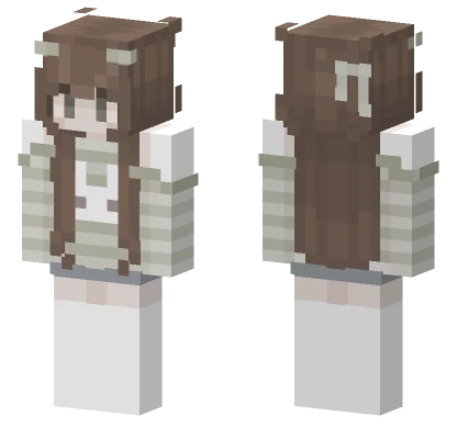 Green Bunny Fixed Minecraft skin