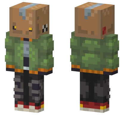 Green Camo Soldier Minecraft skin