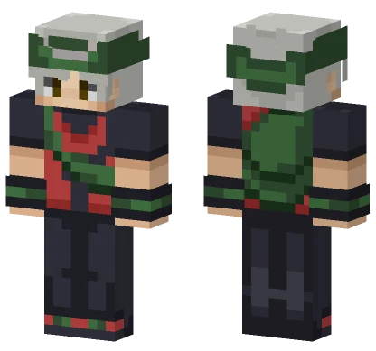 Green Camo Soldier Minecraft skin