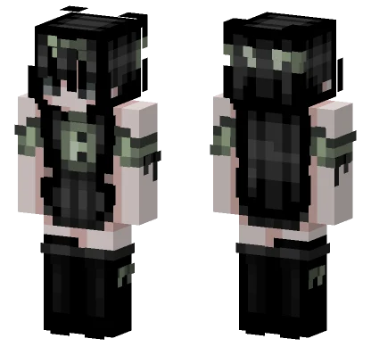 Green Camo Soldier Minecraft skin