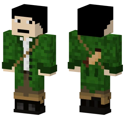 Green Camouflage Soldier Minecraft skin