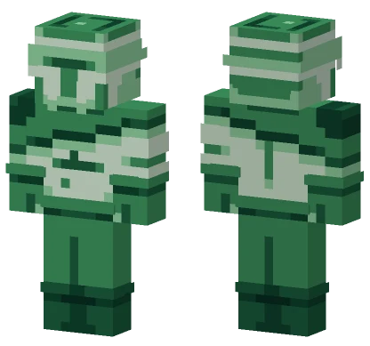 Green Knight Armor Minecraft skin