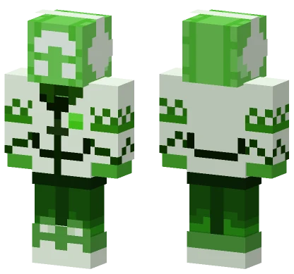 Green Boosfer Design Minecraft skin