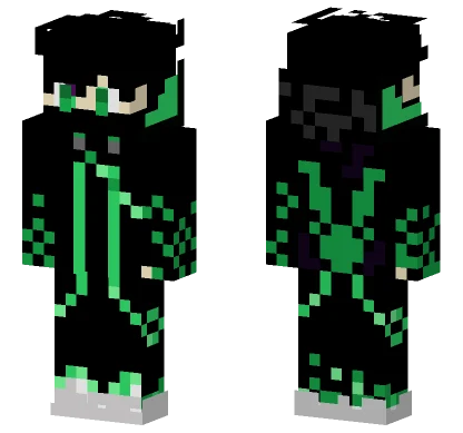 Green Circuit Suit Minecraft skin