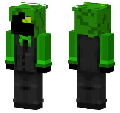 Green Cloak Minecraft skin