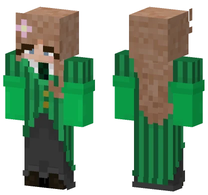Green Cloaked Adventurer Minecraft skin