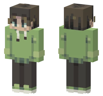 Green Clover Remake Minecraft skin