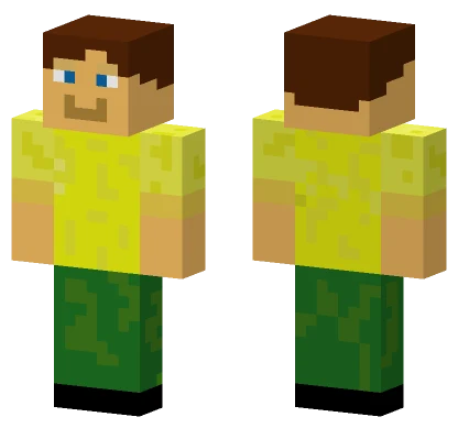Green Cowboy Outfit Minecraft skin