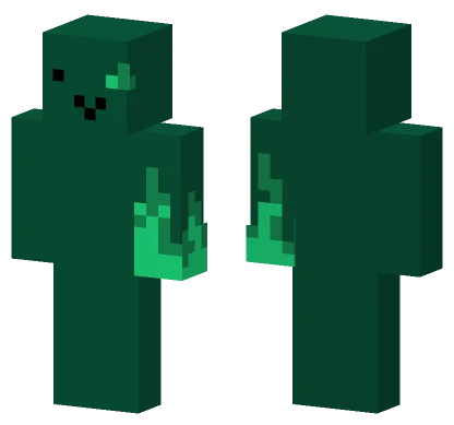 Green Creature Outfit Minecraft skin