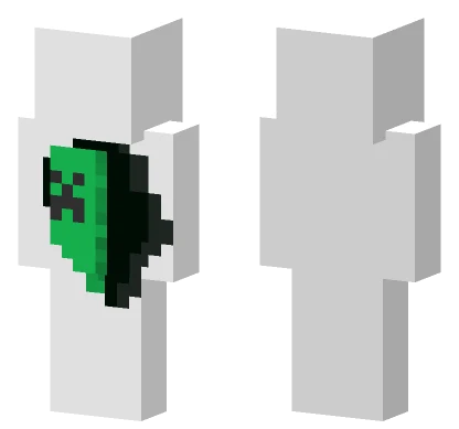 Green Creeper Block Minecraft skin