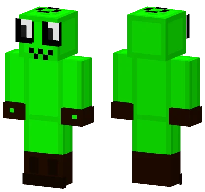 Green Creeper Buddy Minecraft skin