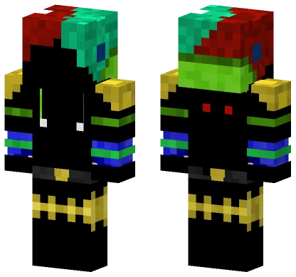 Green Creeper Hoodie Minecraft skin