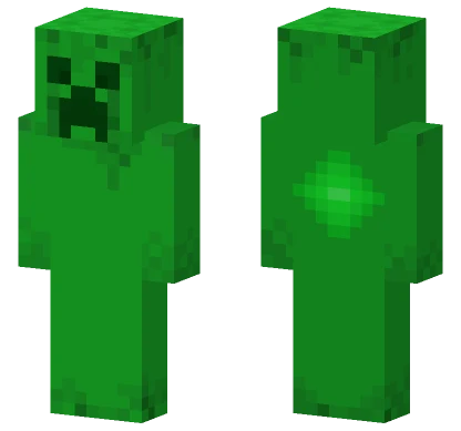 Green Creeper Skin Minecraft skin