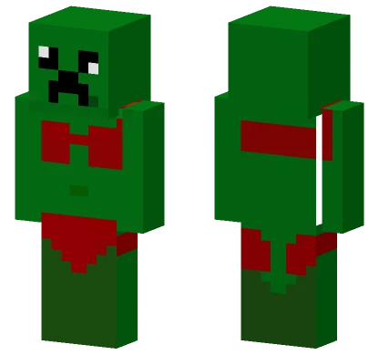 Green Creeper Suit Minecraft skin