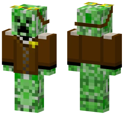 Green Creeper Suit Minecraft skin