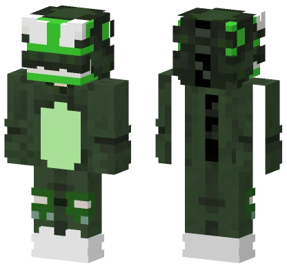 Green Creeper Suit Minecraft skin