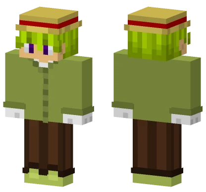 Green Crocodile Hunter Minecraft skin