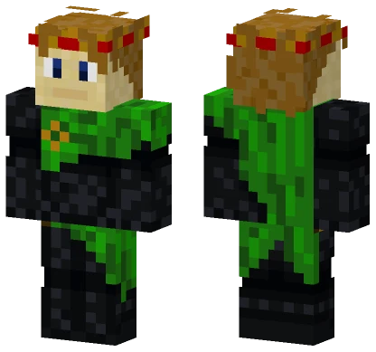 Green Dark Prince Minecraft skin