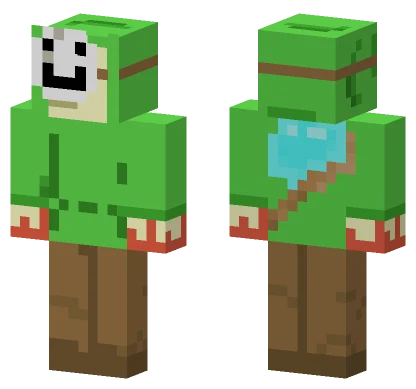 Green Dinosaur Skin Minecraft skin