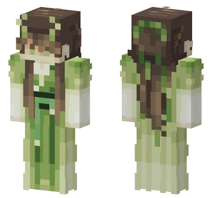 Green Dragon Minecraft skin