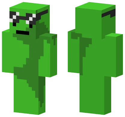 Green Dude with Sunglasses Minecraft skin