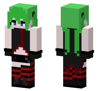 Green Dumbass Number 2 Minecraft skin