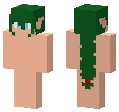 Green Elf Human Minecraft skin